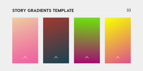 Gradient template for social media