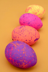 Painted eggs are a symbol of the traditional Christian holiday of Easter.
