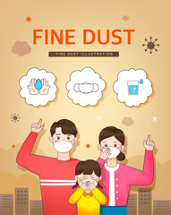 Health care from fine dust