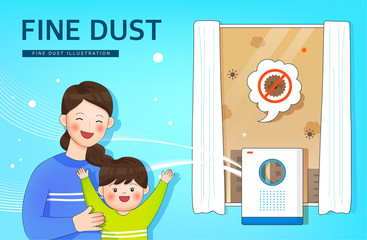 Health care from fine dust