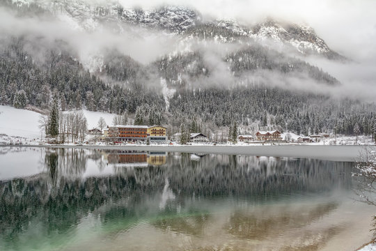 Hintersee at winter time