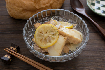 厚揚げのレモン煮
