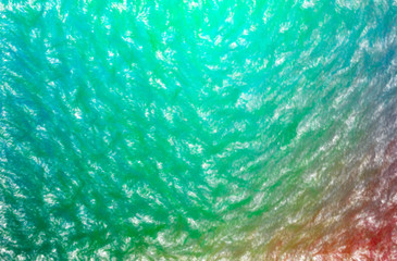 Fototapeta na wymiar Abstract illustration of green Wax Crayon with low coverage background