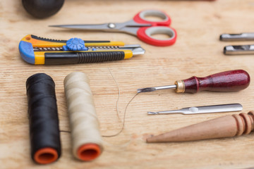 leather tools equipment