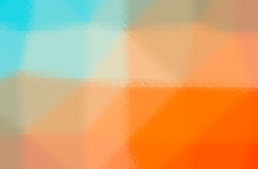 Abstract illustration of orange Glass Blocks background