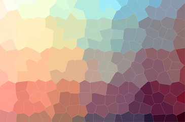 Abstract illustration of orange Middle size Hexagon background