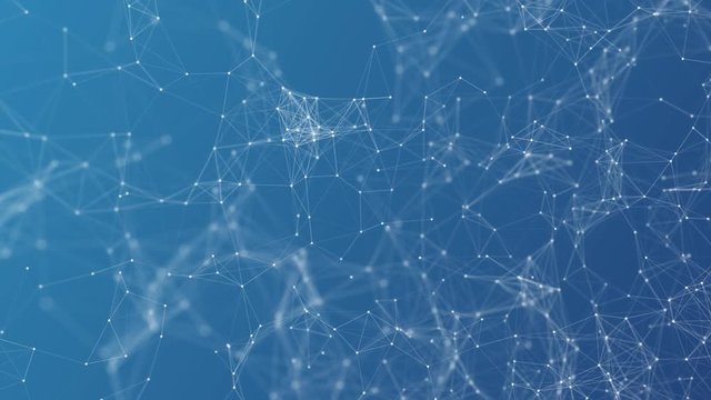 Plexus Abstract Network Titles Technology Science Background Loop