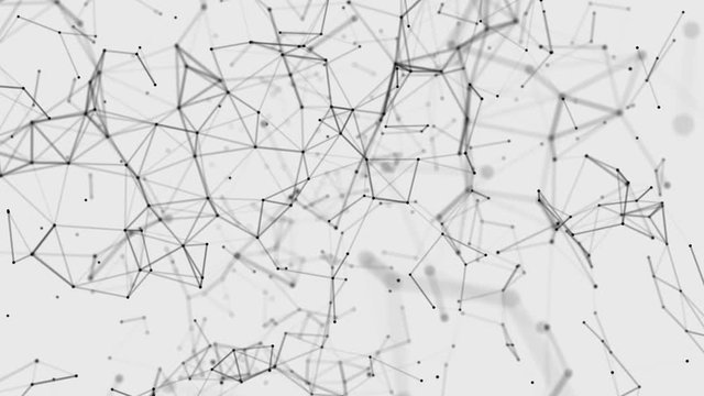 Futuristic Technology Abstract Background. Beautiful Plexus . Loop Animation