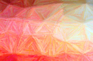Fototapeta premium Abstract illustration of red, yellow Long brush Strokes Pastel background