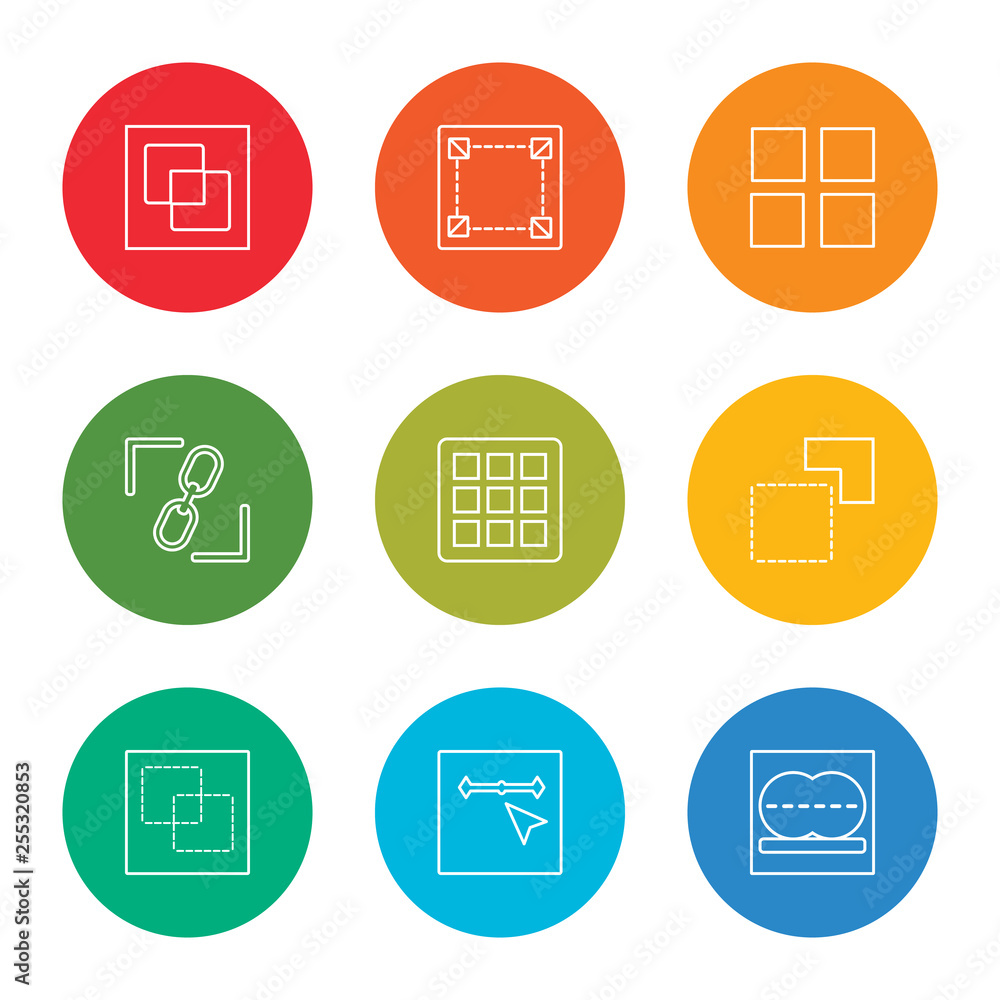 Poster outline stroke flatten, , intersection, background, grids, constraint, square, square, divide, vecto