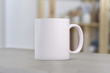 White Mug Mockup. Perfect for businesses selling mugs, just overlay your quote or design on to the image.