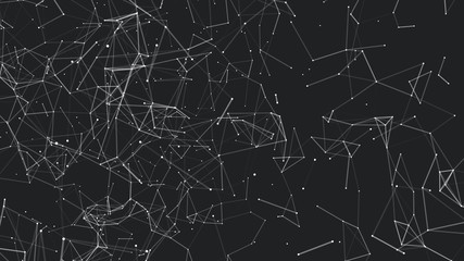 Dark Triangles Web Abstract Background