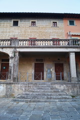 Ripi Palace at dawn, Pelago, Tuscany, Italy