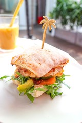 Sandwich Burger Avocado