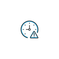 Stopwatch icon design. Interaction icon line vector illustration