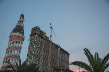 Building hotel situated near the Batumi Public Service Hall. Not far from Batumi new boulevard promenade walking coastline