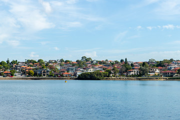 Fototapeta na wymiar House on the side of Parramatta River. Sydney, Australia.