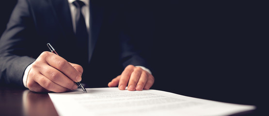 Signing Official Document