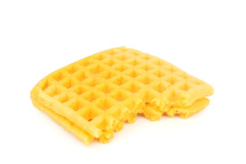 Fresh waffle thai.With Clipping Path.