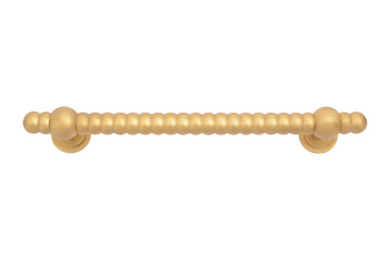 Gold handle isolated on white background