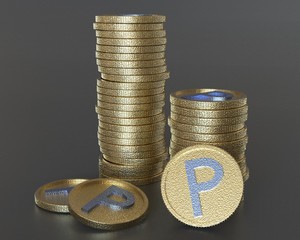 ポイントコイン　３DCG