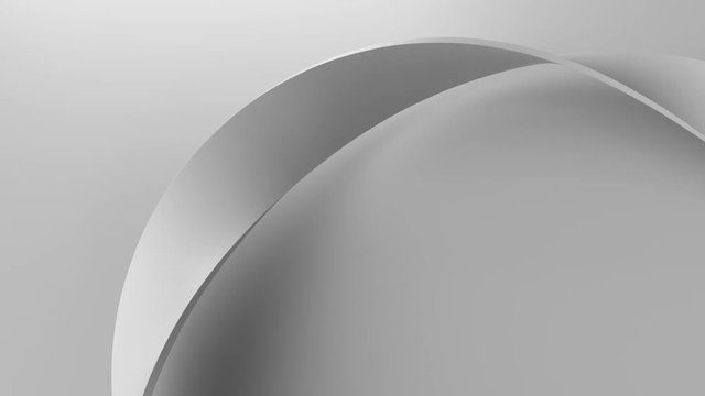 Simple and elegant 3d render background with twisted shape. Perfect for presentation background. Loopable animation.