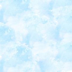 Abstract blue watercolor background, sky