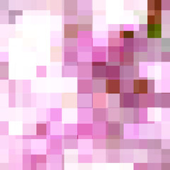 background of bright color figures