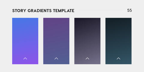 Gradient template for social media