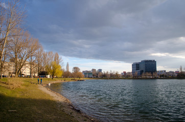 Fototapeta na wymiar Bratislava, Strkovec Lake