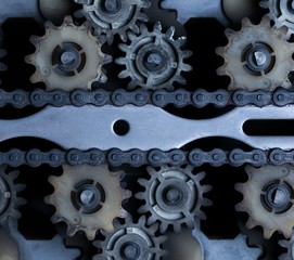 Gears. Machine part