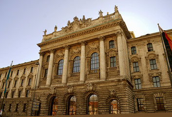 Justizpalast (law courts) and Bavarian Justice Ministry, Munich