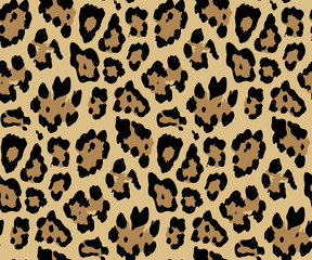 Leopard pattern design, vector illustration background.  © Anna