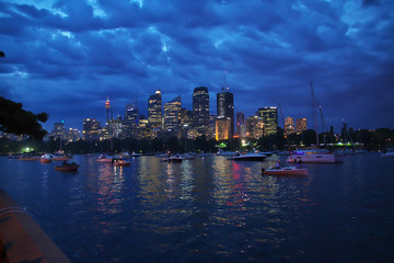 Melbourne, Australia, Night