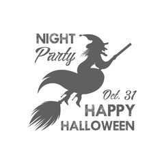 Happy Halloween Logotype.