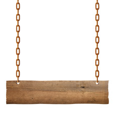 wooden sign chain ropesignboard signpost