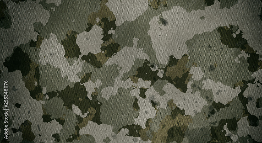 Wall mural camouflage pattern cloth texture. background and texture for design.
