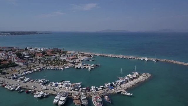 Ilica, Cesme İzmir aerial view, us01