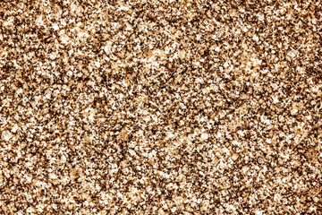 Brown mineral granite grain texture. Geology marble noise background.