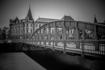 Fototapeta premium Bridge over the River in the City