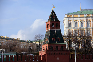 Obraz premium Architecture of Moscow Kremlin. Color photo.