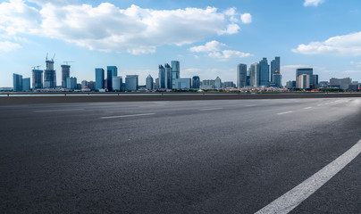 Urban Road, Highway and Construction Skyline..