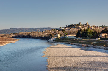 Vue de Mallemort - Bouches-du-Rhone - France