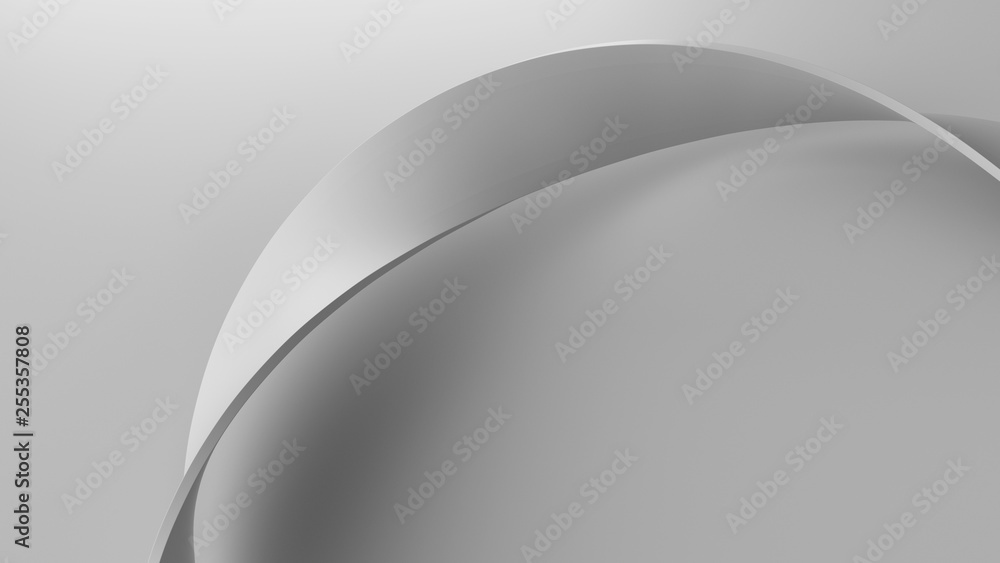 Poster simple and elegant 3d render background with twisted shape. perfect for presentation background.