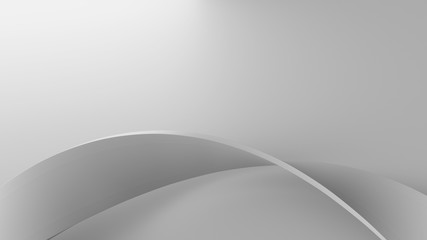 Simple and elegant 3d render background with twisted shape. Perfect for presentation background.