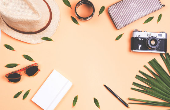 Travel Accessories Flatlay View.