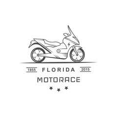 Obraz premium Motorace Logo.