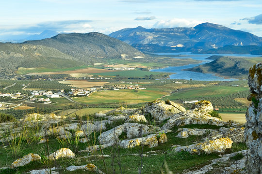 Krajobraz  Andaluzji z Teba 