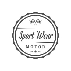 Retro Illustration of Sport Wear.