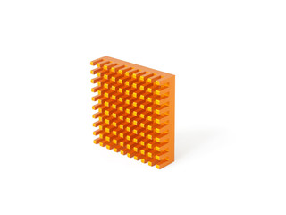 Aluminum radiator for chipset